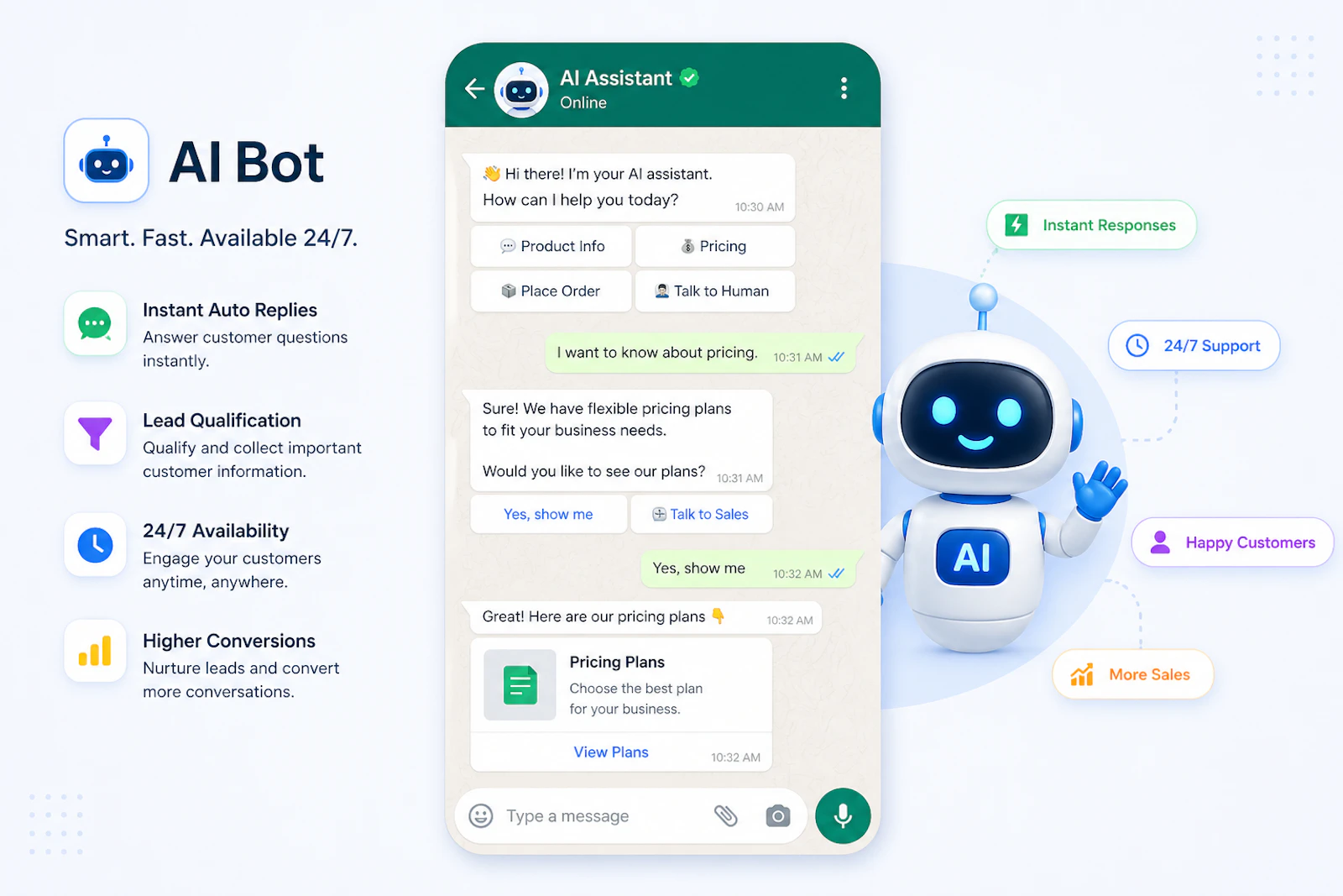 WhatsApp CRM - OnlineLiveSupport screenshot 8