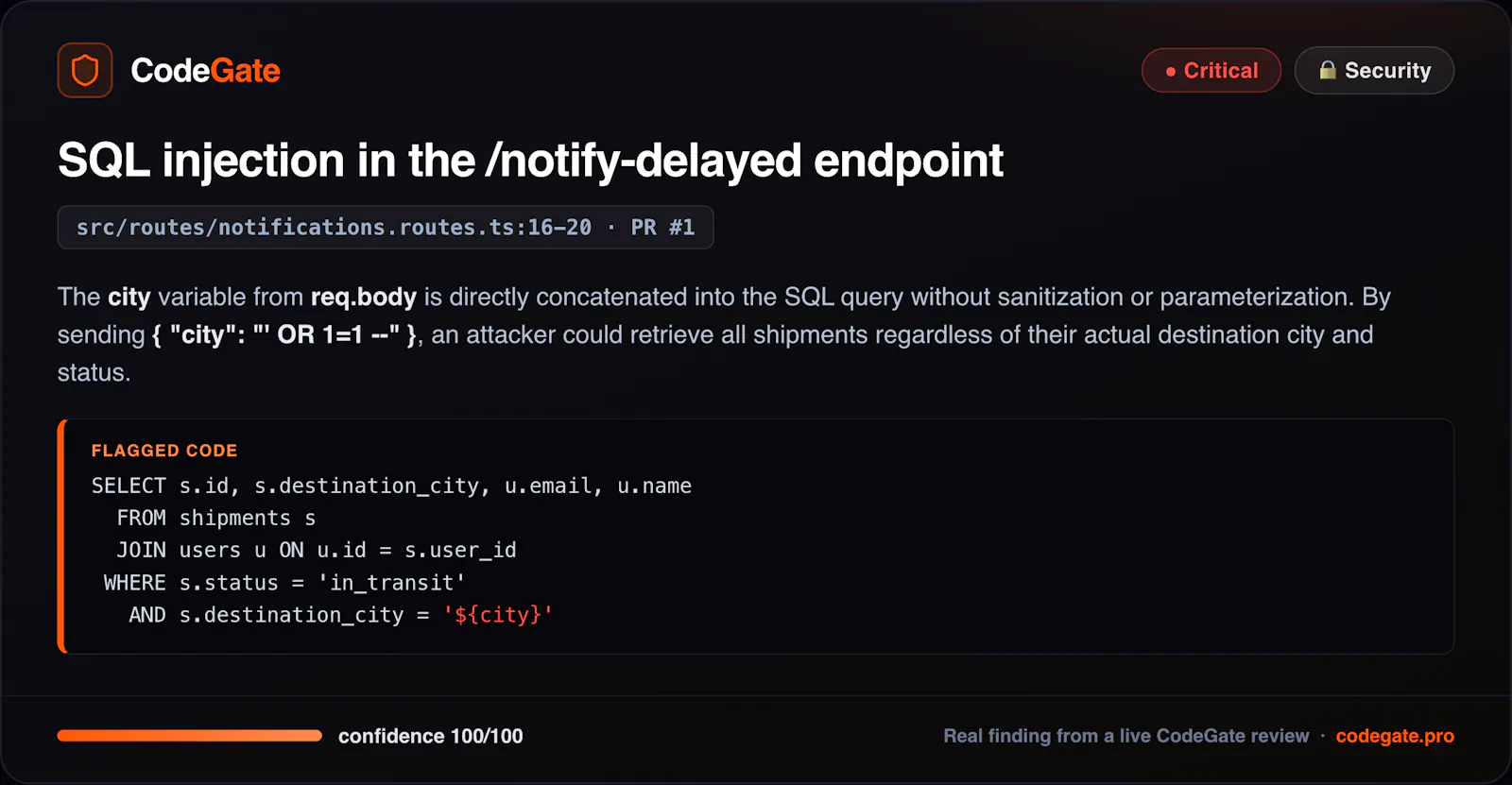 CodeGate screenshot 3