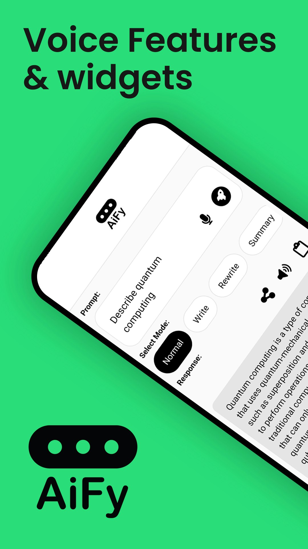 Aify - Use Chatgpt ai instantáneamente donde sea que escriba media 4