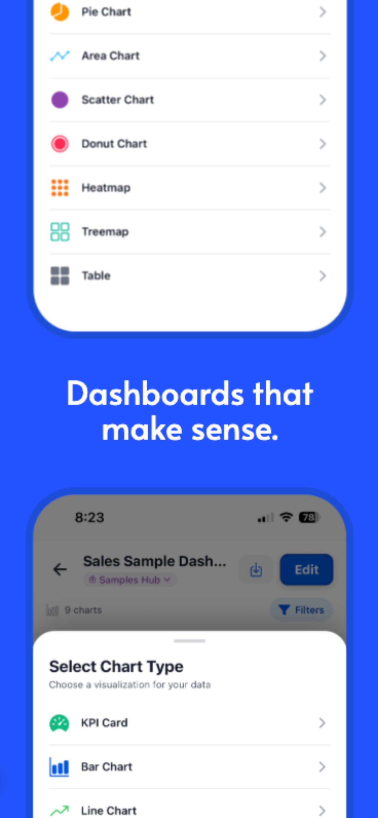 Anywhere BI - Screenshot 4 showing product features and functionality