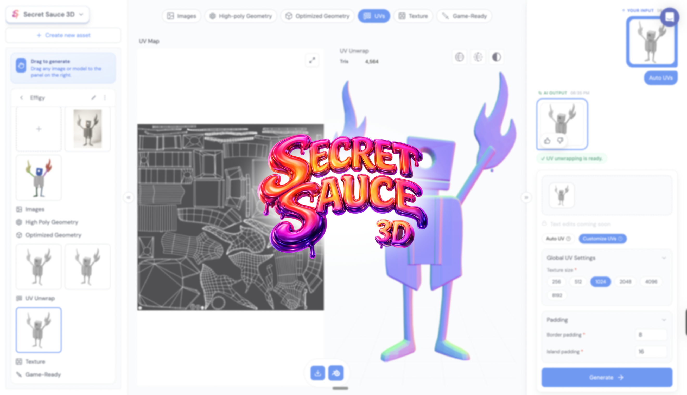 Secret Sauce 3D 圖庫圖片