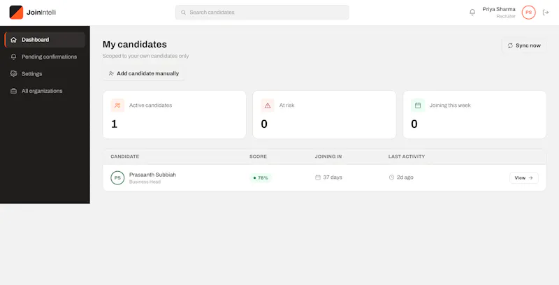 JoinIntelli screenshot 1
