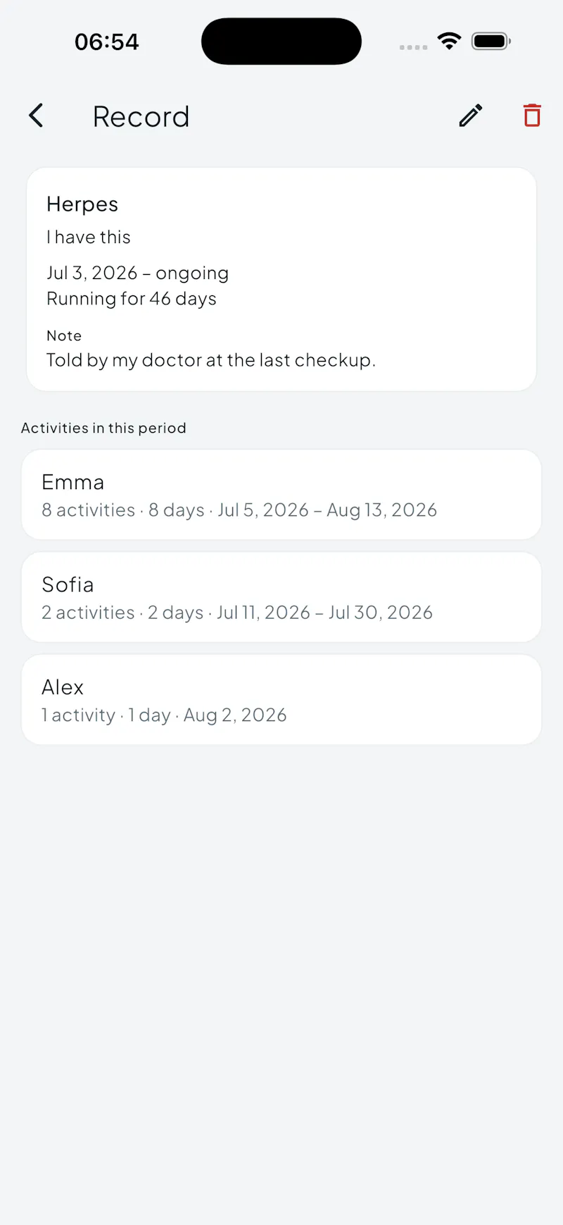 Intimassy - Sexual Life Tracker screenshot 7