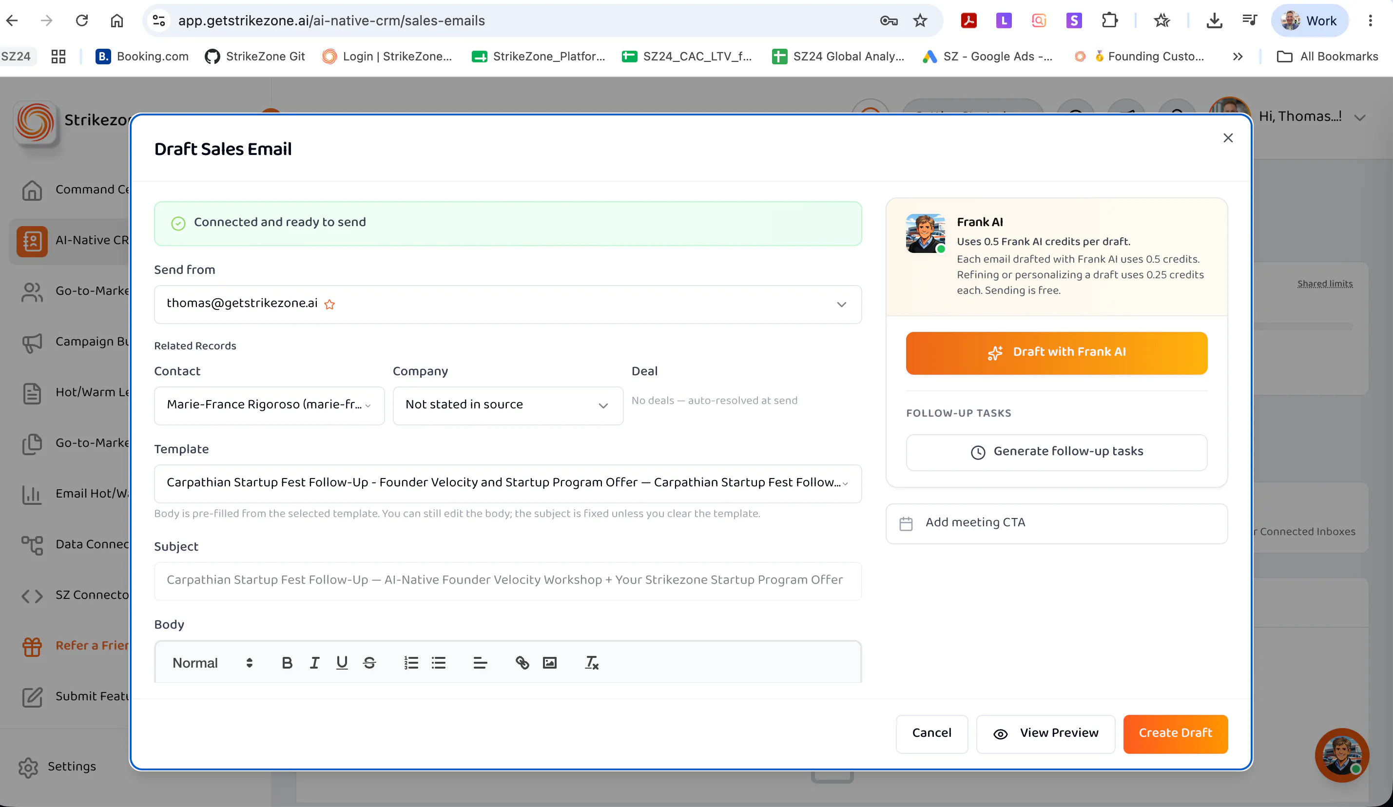 Strikezone AI-native CRM & Go-to-Market gallery image