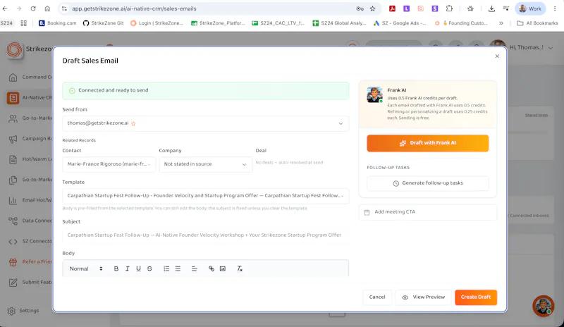 Strikezone AI-native CRM & Go-to-Market screenshot 6