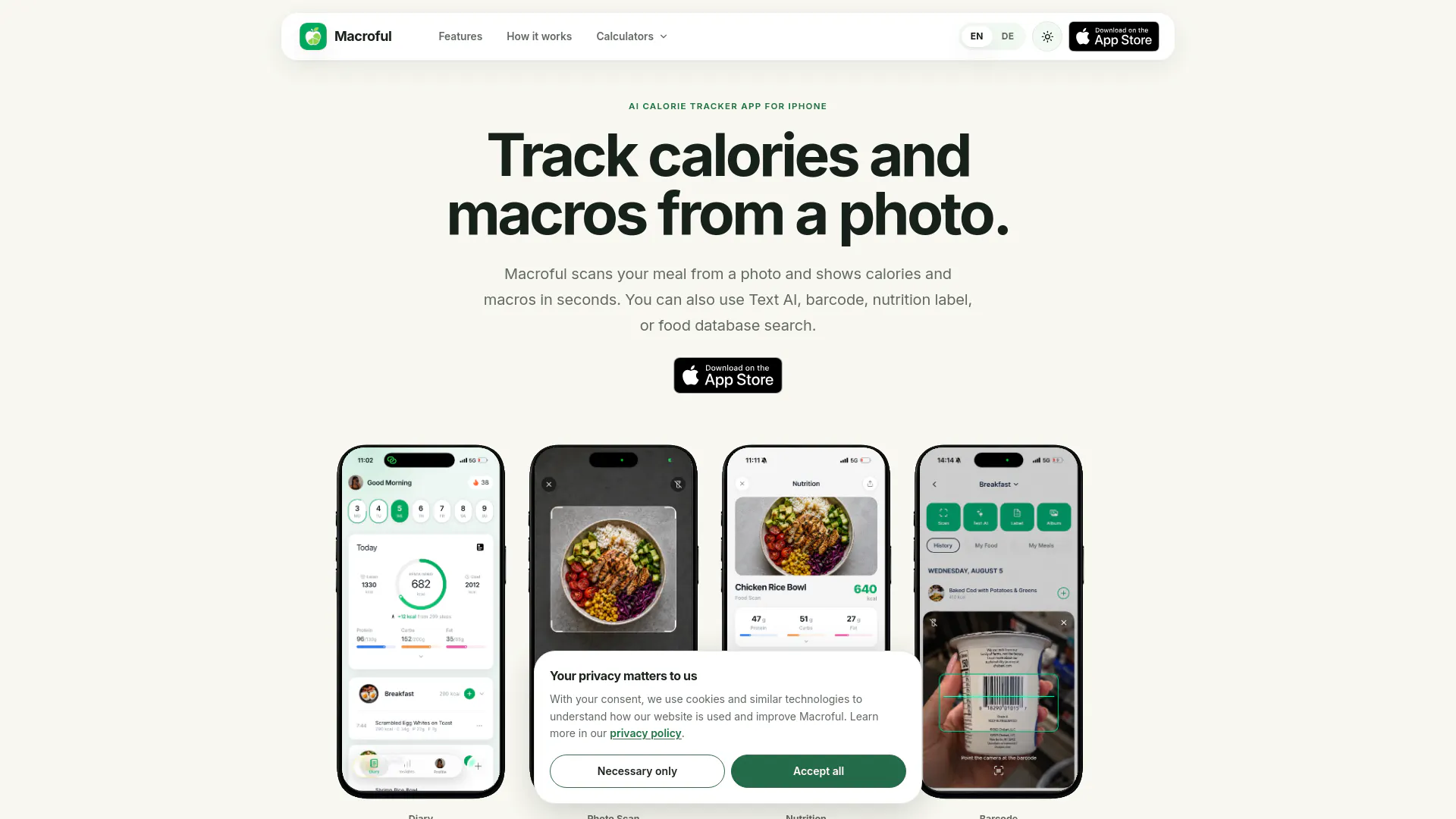 Macroful: AI Calorie Tracker gallery image