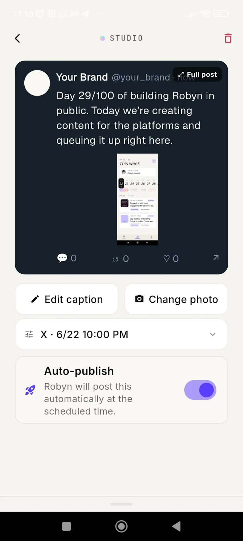 Robyn: Social Ghostwriter screenshot 7
