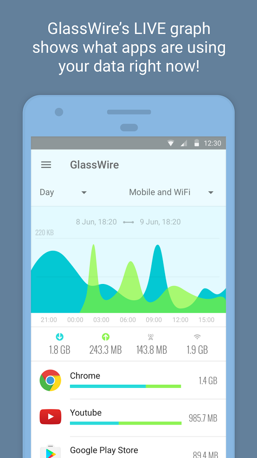 GlassWire Mobile gallery image