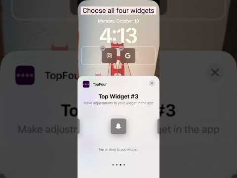 Top Four - Powerful Lock Screen Widgets — Toggle HomeKit devices, run shortcuts, open apps and more