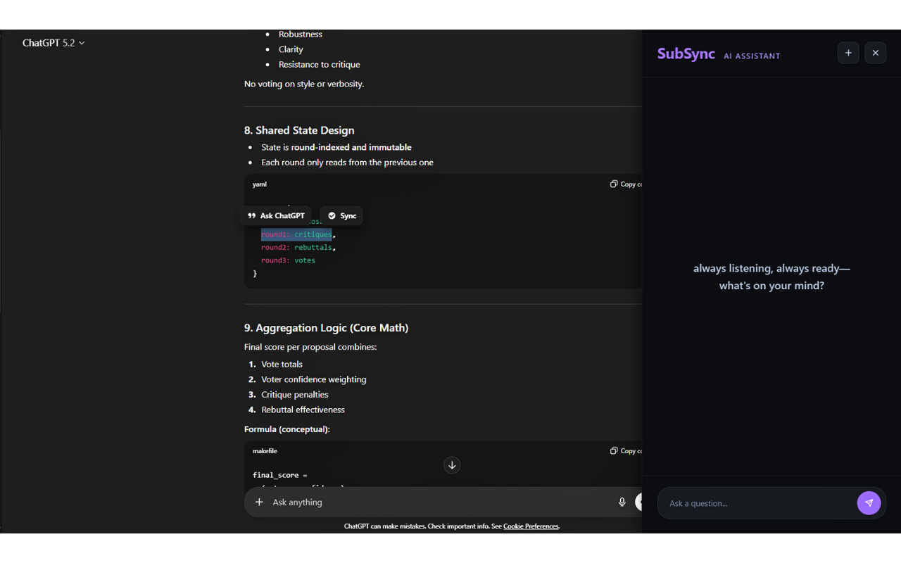 SubSync - Screenshot 3 showing product features and functionality