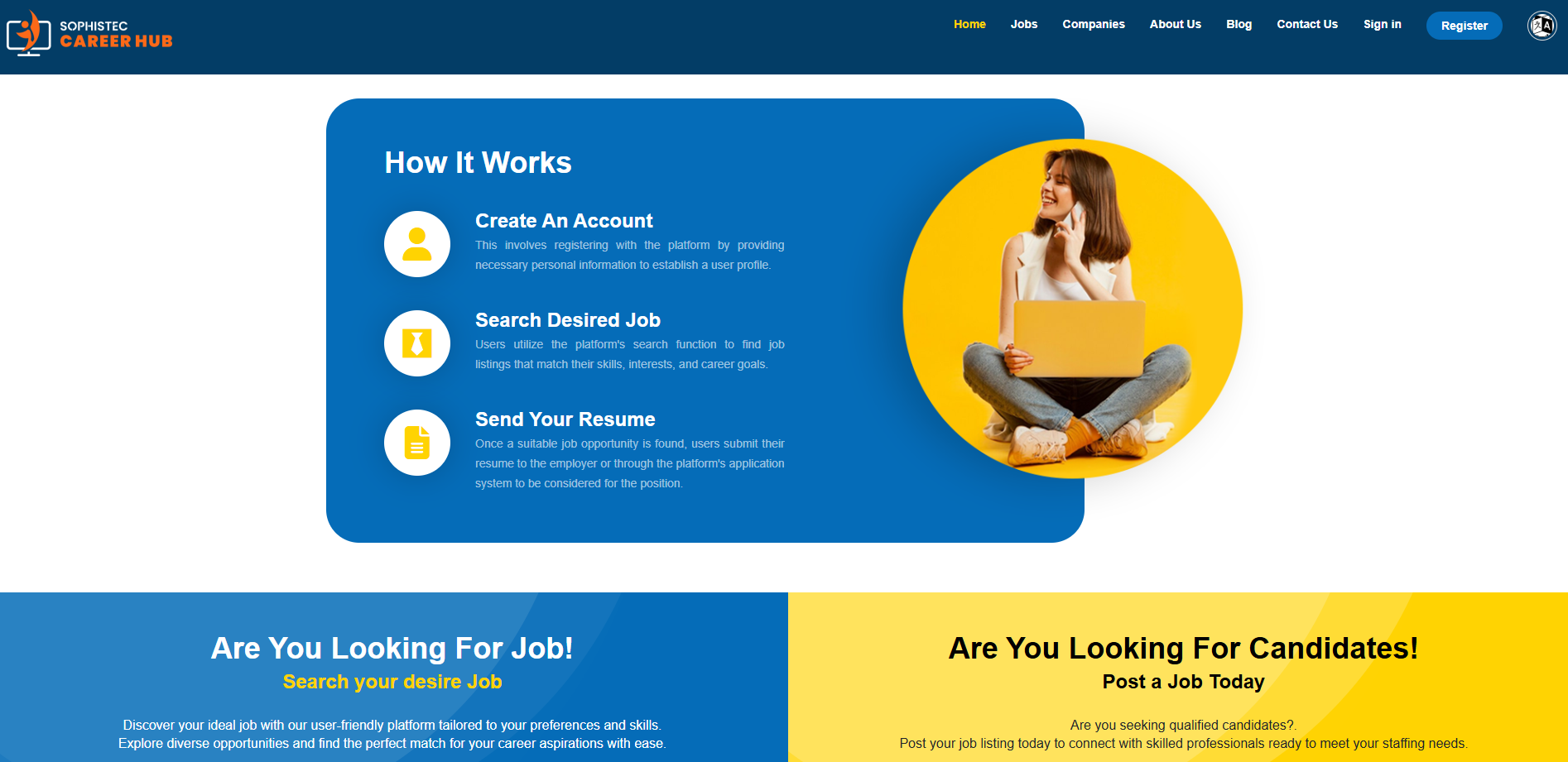 Sophistec Career Hub gallery image