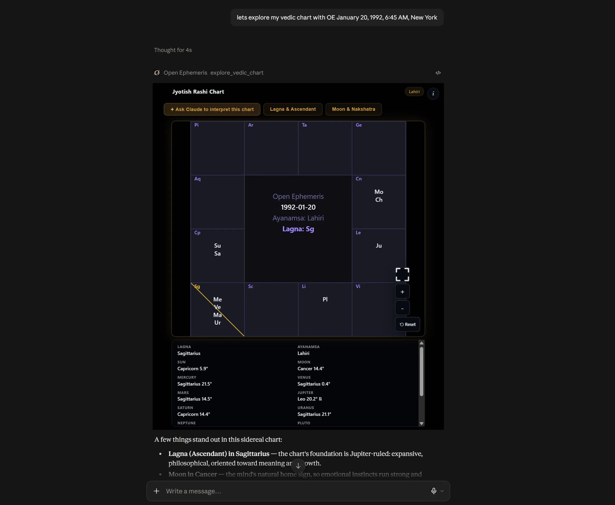 OpenEphemeris gallery image