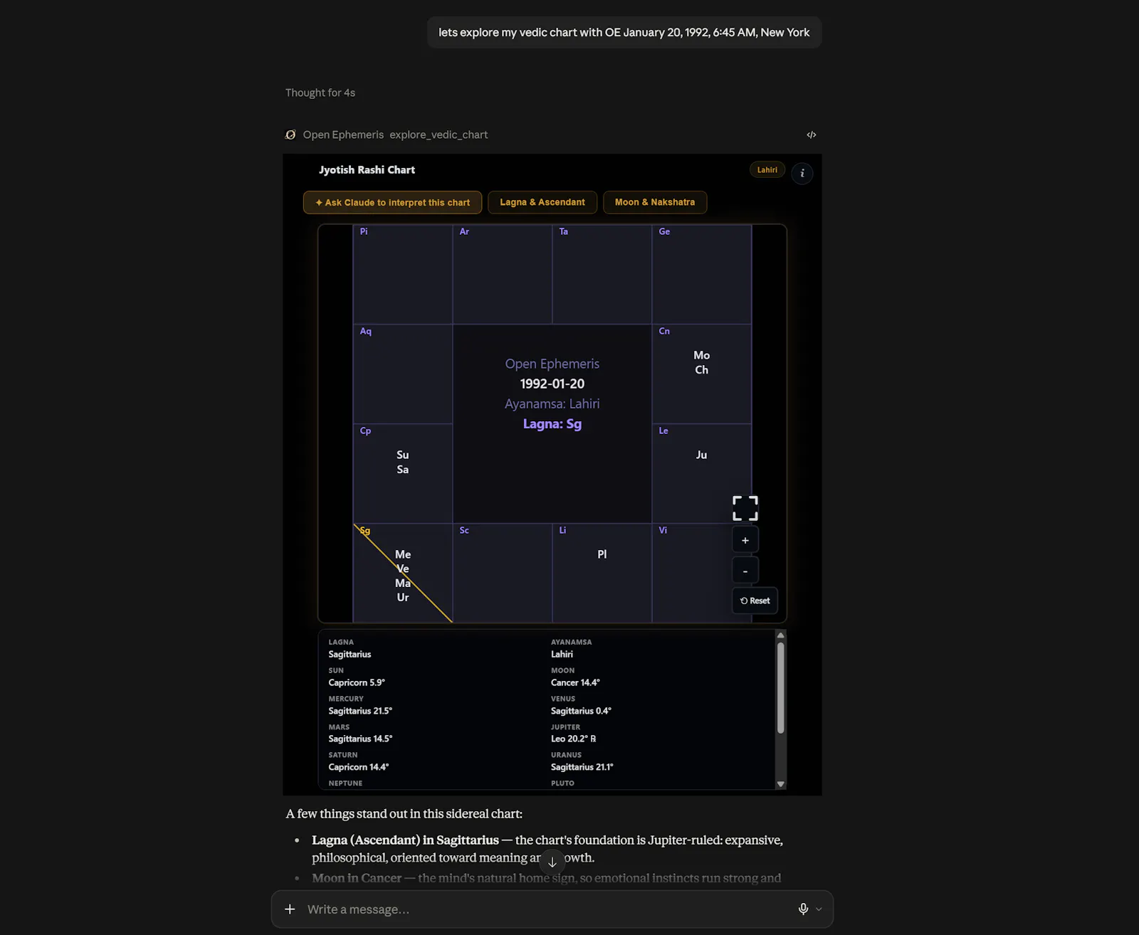OpenEphemeris screenshot 13