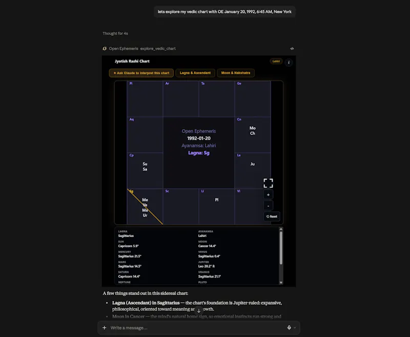 OpenEphemeris screenshot 13