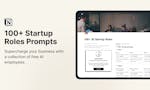100+ Startup Roles Prompt Templates image