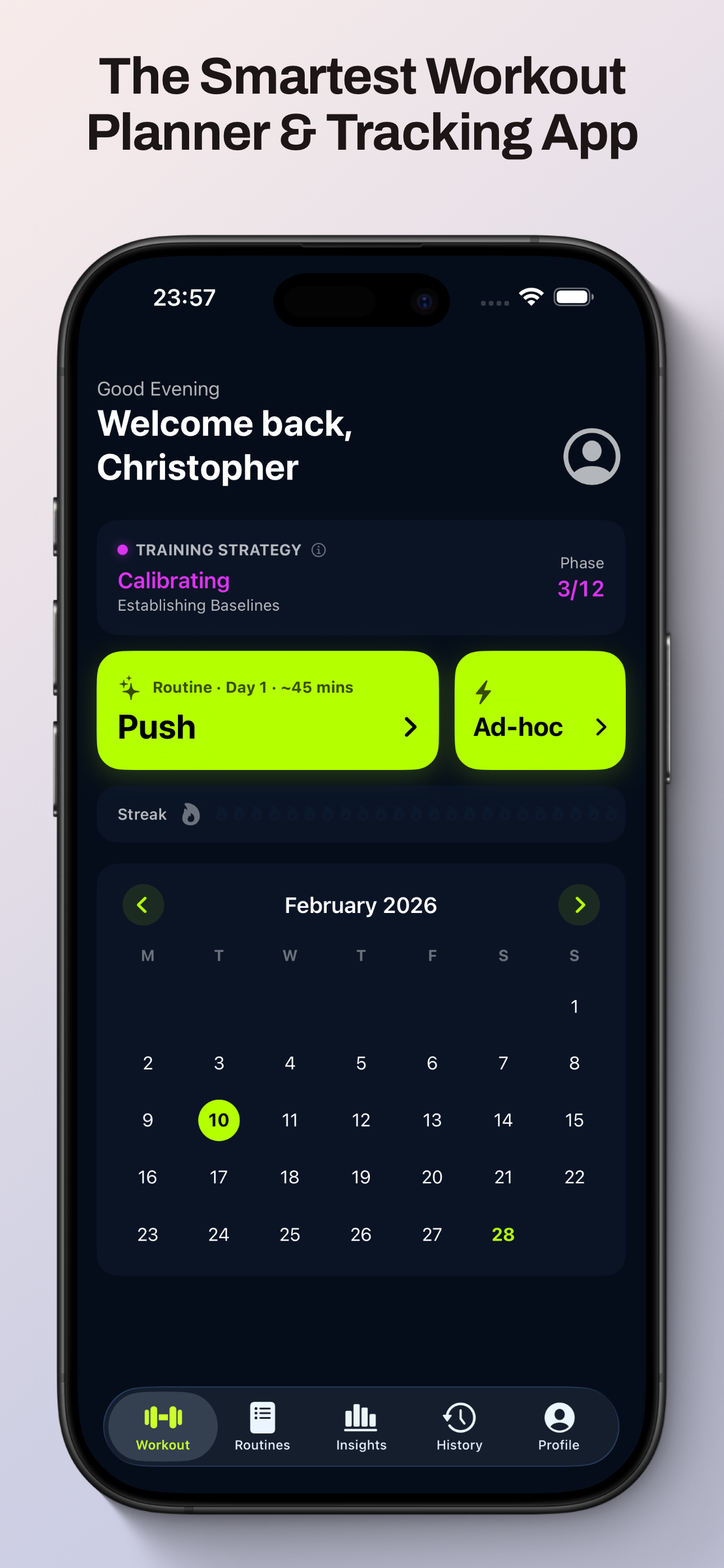 Flux : AI Workout Planner & Tracker - Screenshot 2 showing product features and functionality