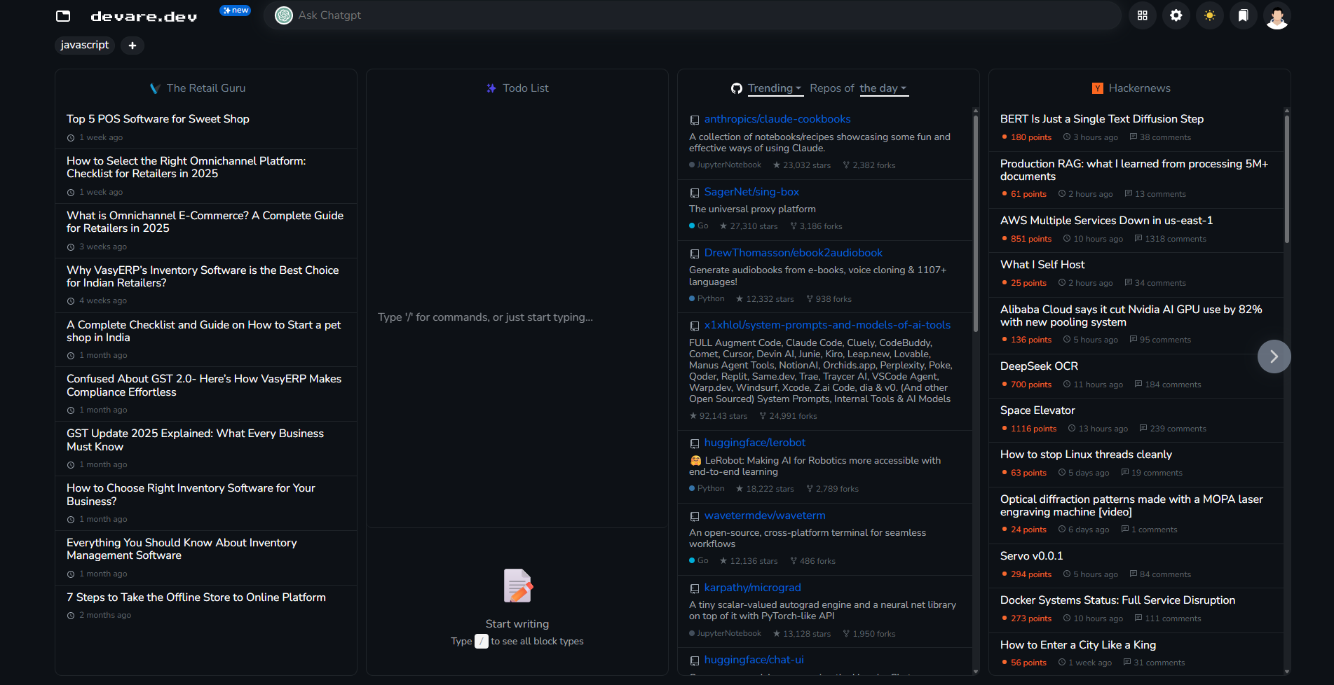 Devare.dev  gallery image