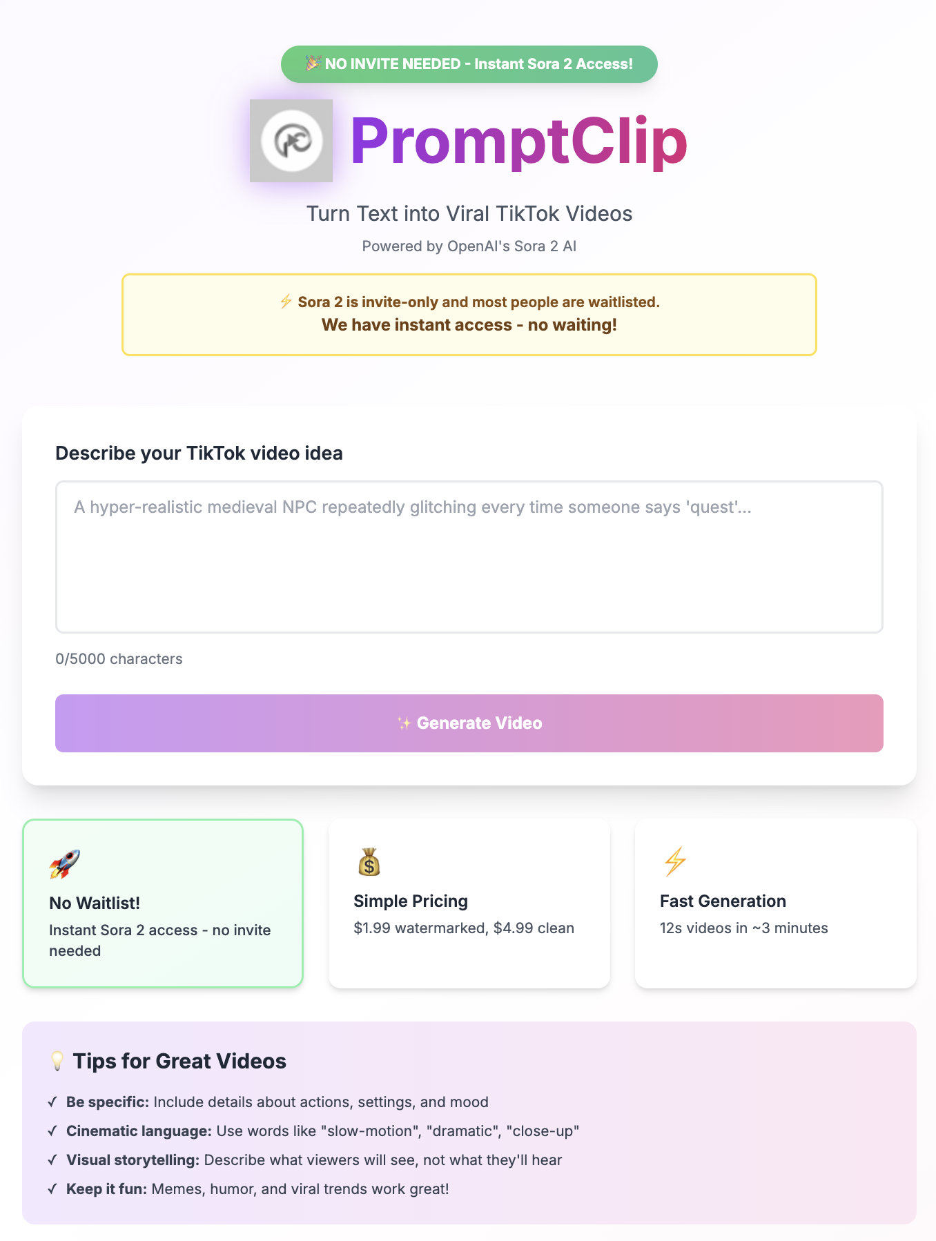 PromptClip gallery image