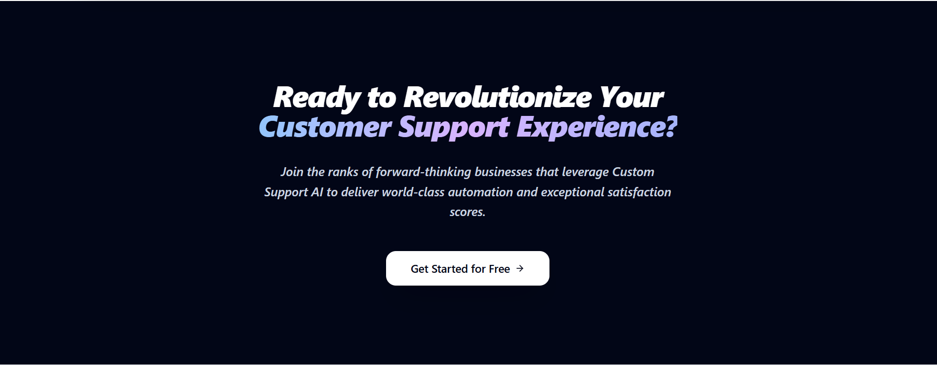 Custom Support AI gallery image