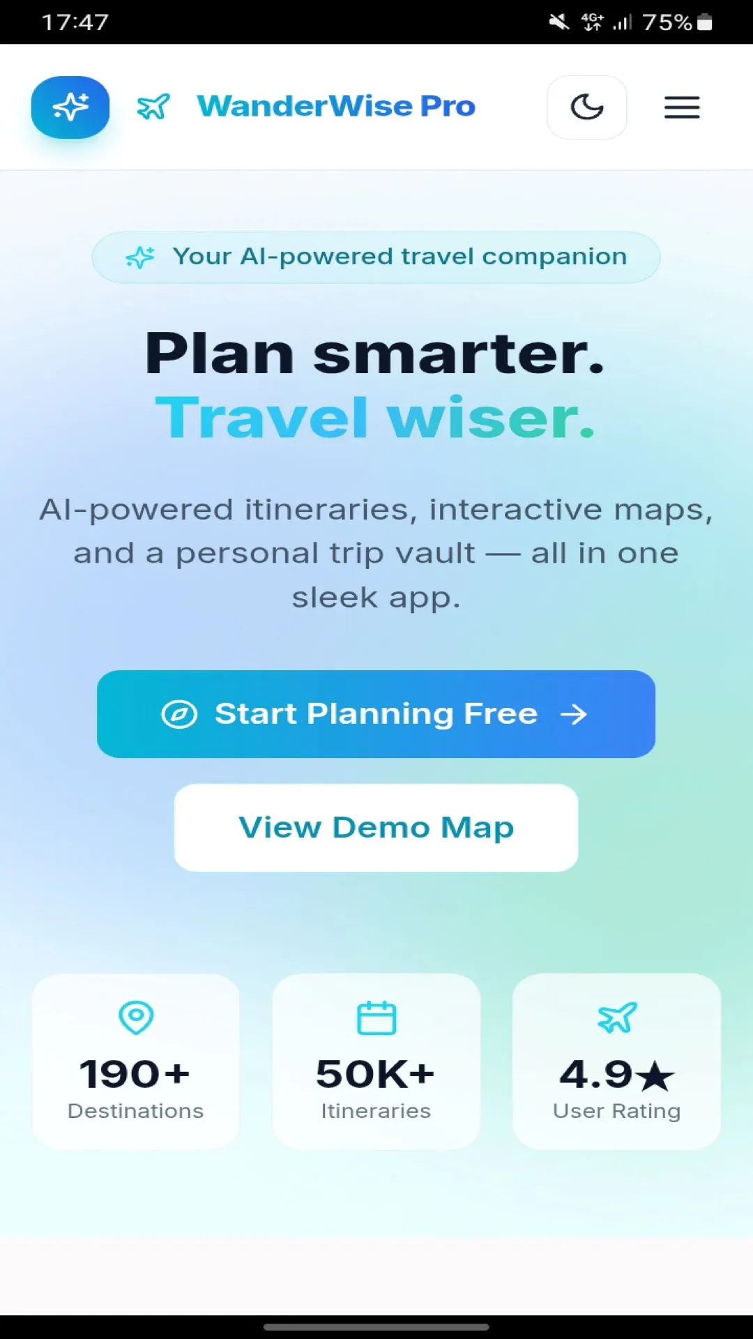 WanderWise Pro gallery image
