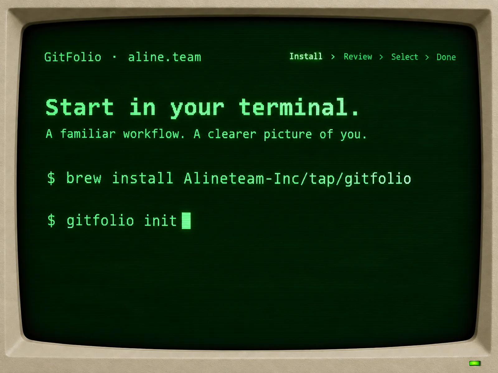 Developer Profile | Aline.team | CLI screenshot 10