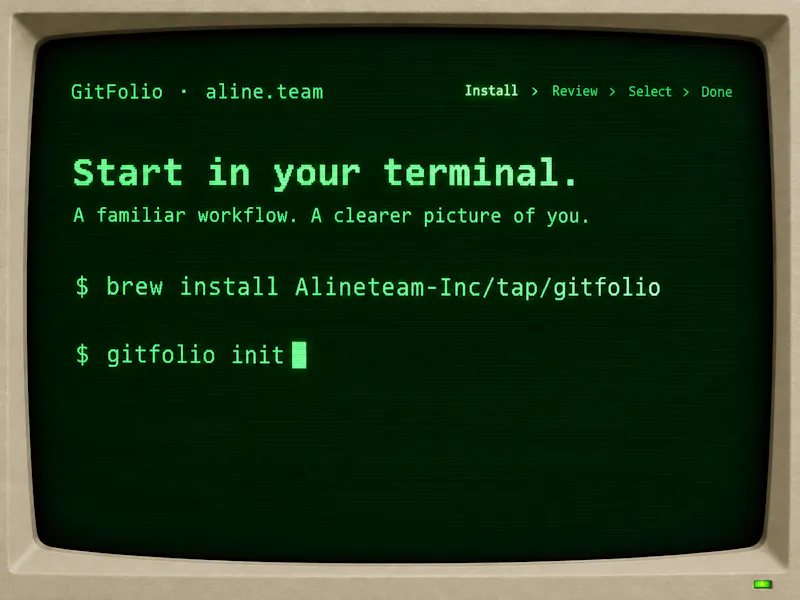 Developer Profile | Aline.team | CLI screenshot 10