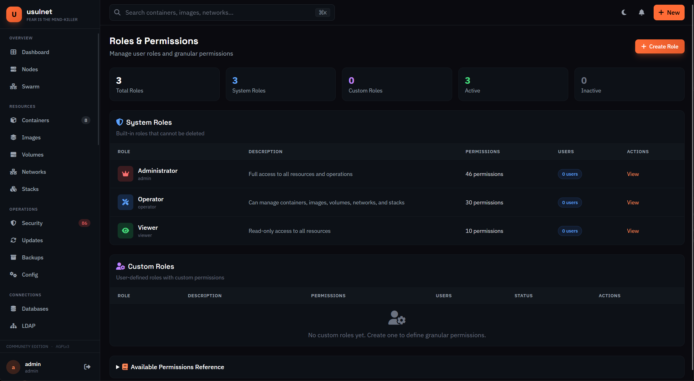 usulnet — DevOps & SysAdmins UI gallery image