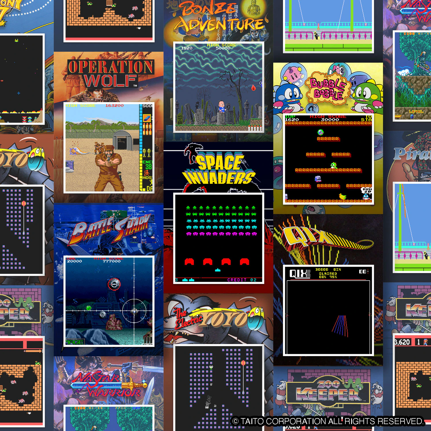 TAITO Games on AtGames Platforms