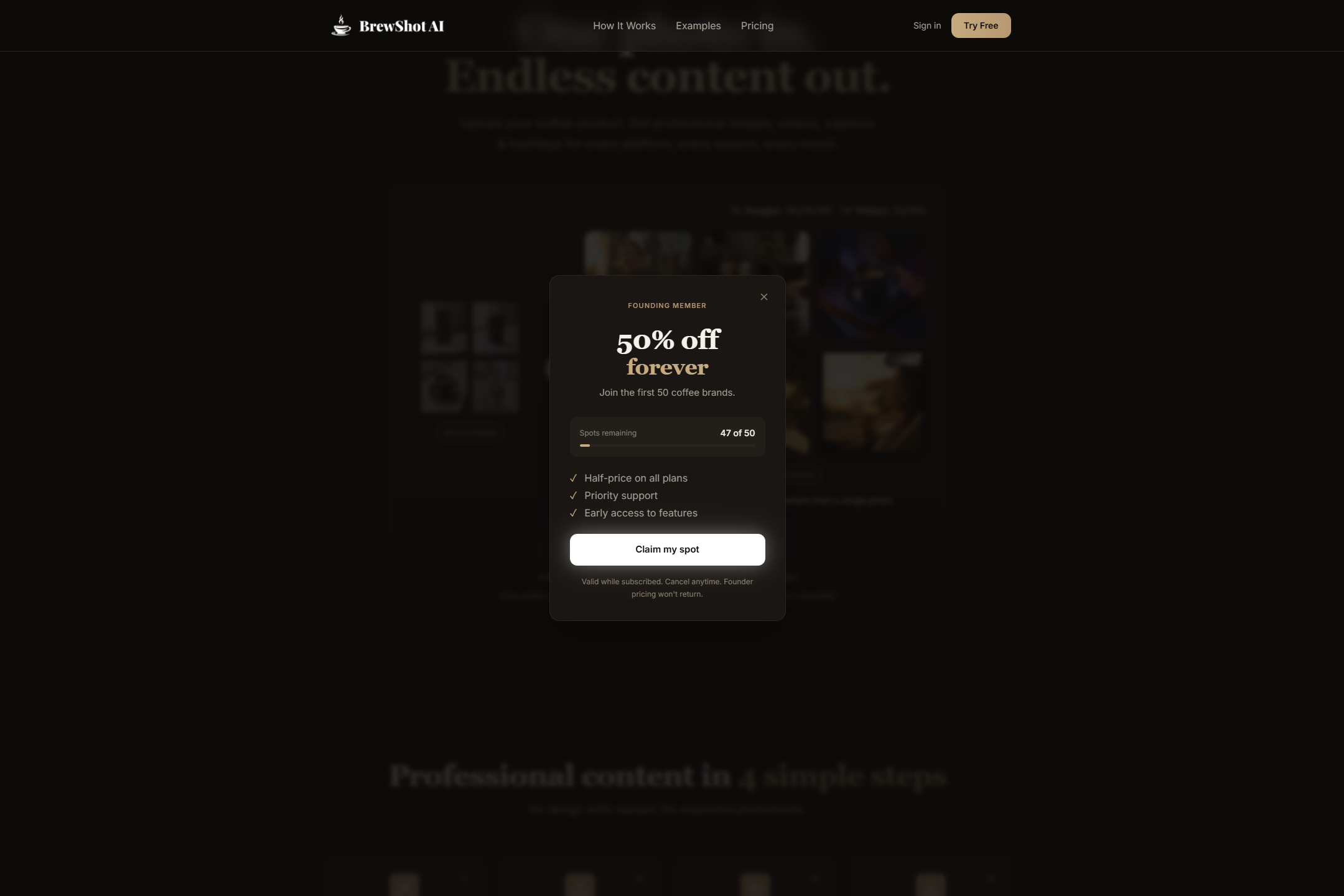 BrewShot AI gallery image