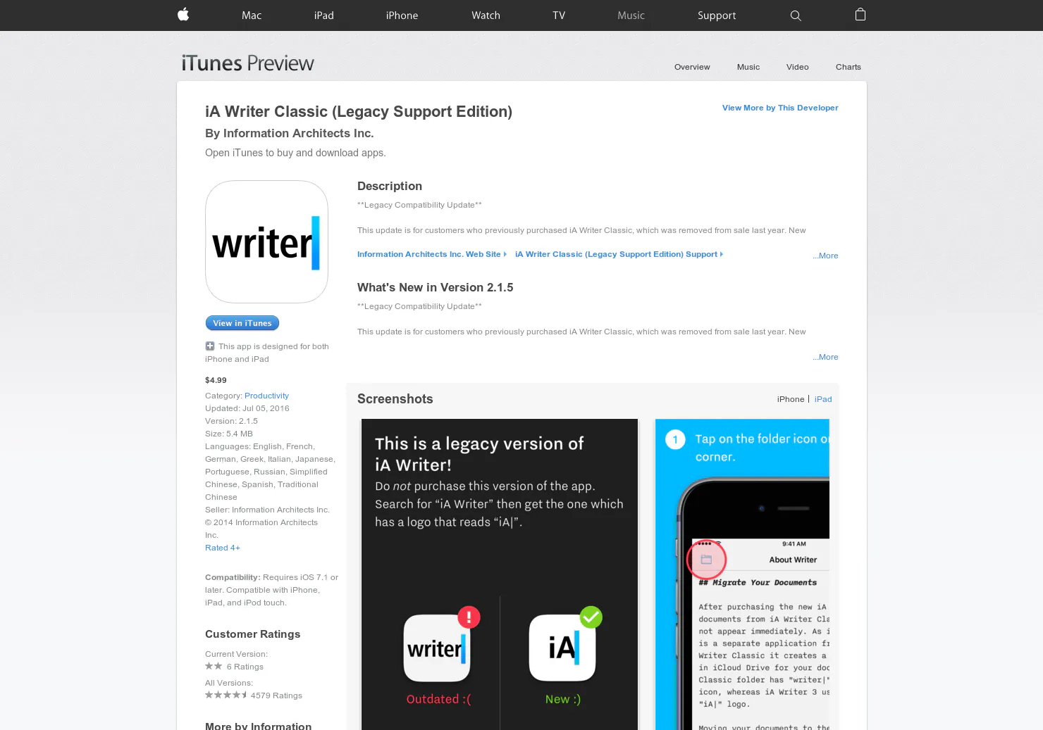 iA Writer 2.0