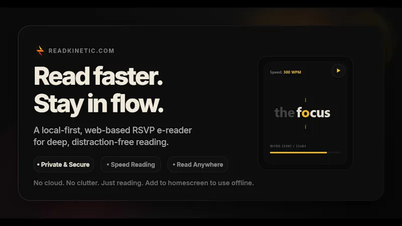 ReadKinetic screenshot 1 (video preview)