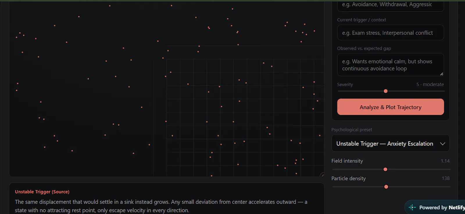 Psychological Dynamical State Plotter screenshot 1
