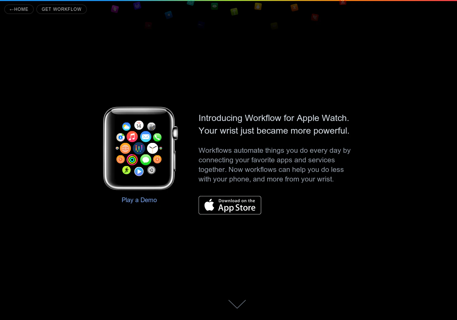 Workflow for Apple Watch