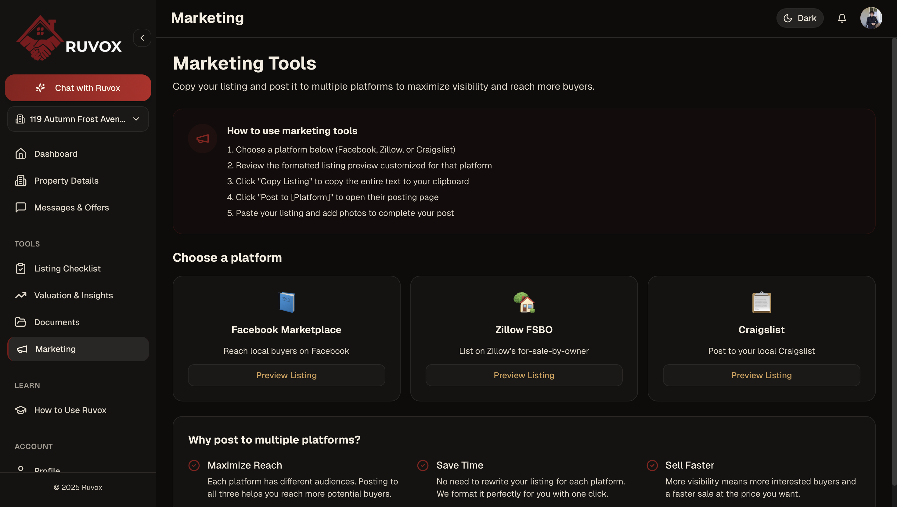 Ruvox - Screenshot 5 showing product features and functionality