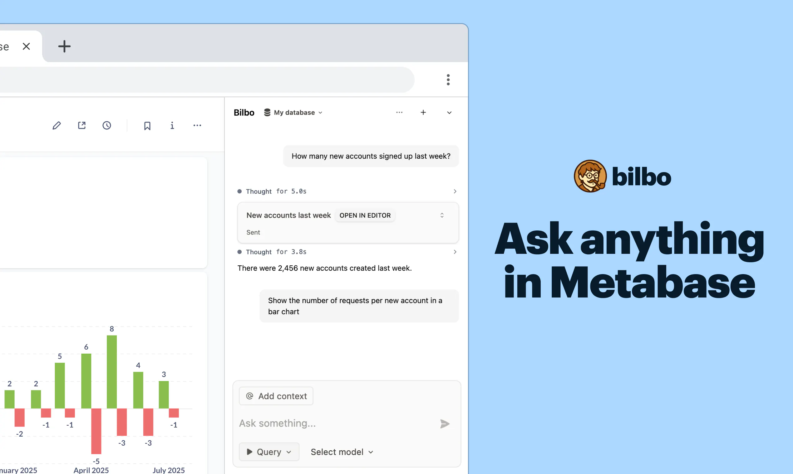 Bilbo: Metabase AI Agent | Product Hunt