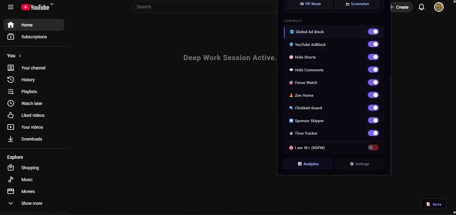 CleanTube screenshot 3