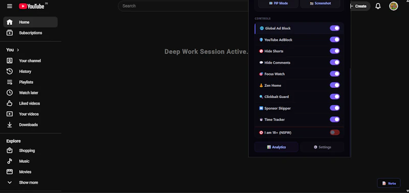 CleanTube screenshot 3