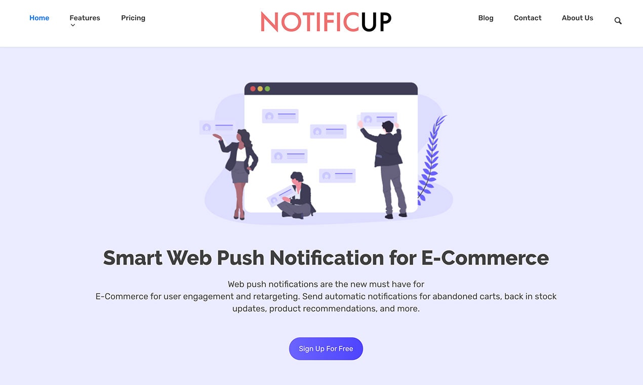 NotificUp - Web Push Notification - Beta gallery image