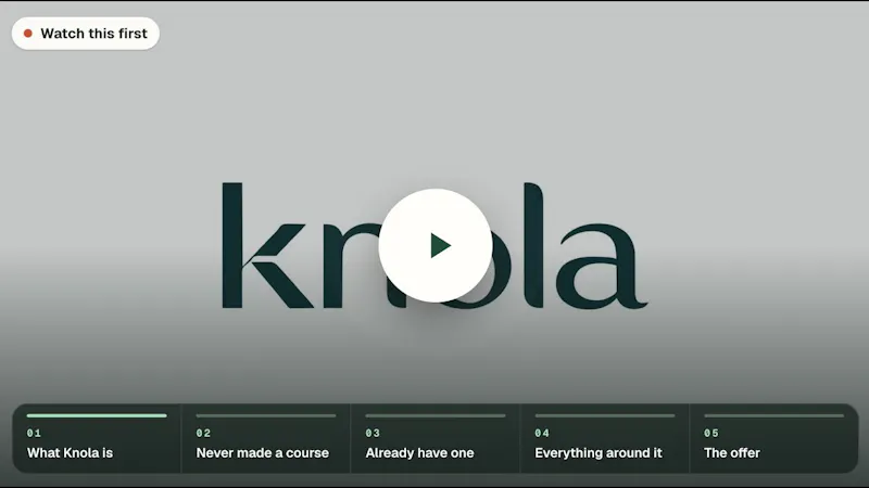 Knola screenshot 1 (video preview)