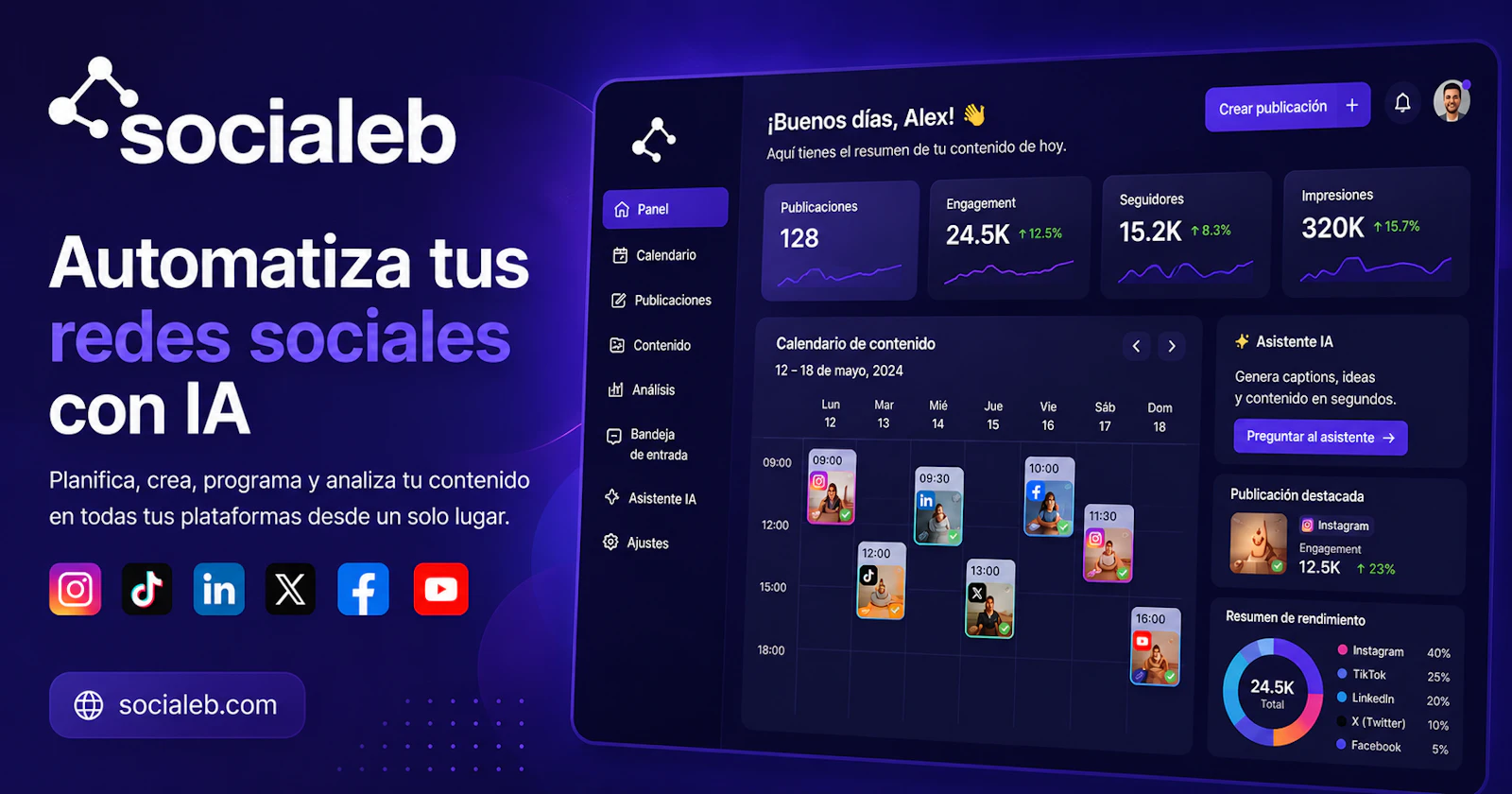 Socialeb screenshot 1