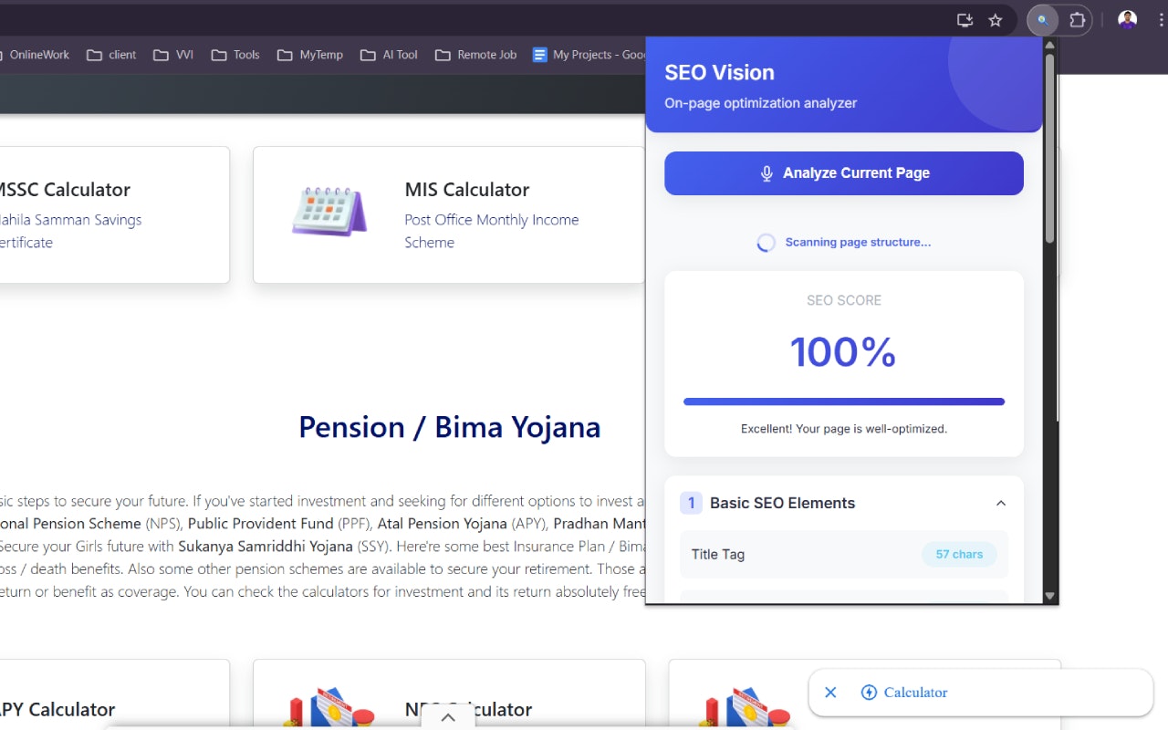 SEO Checklist | On-Page SEO Analyzer  - Screenshot 2 preview