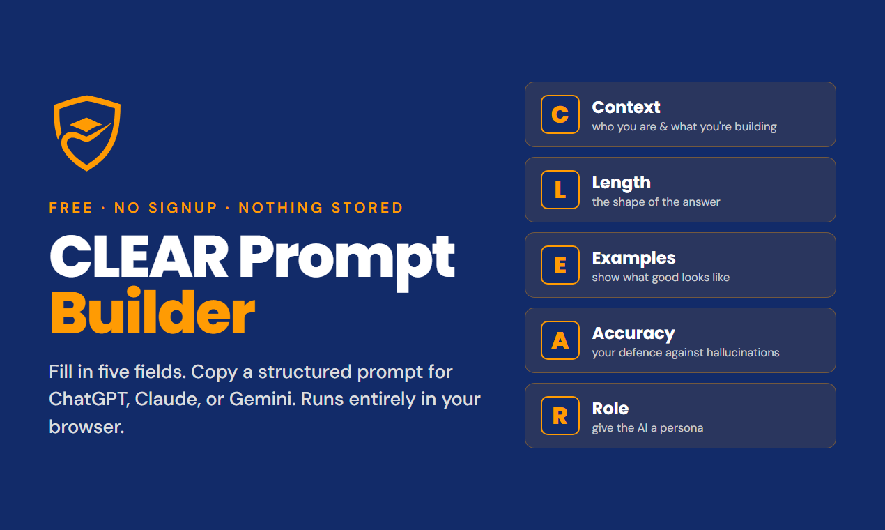 CLEAR Prompt Builder gallery image