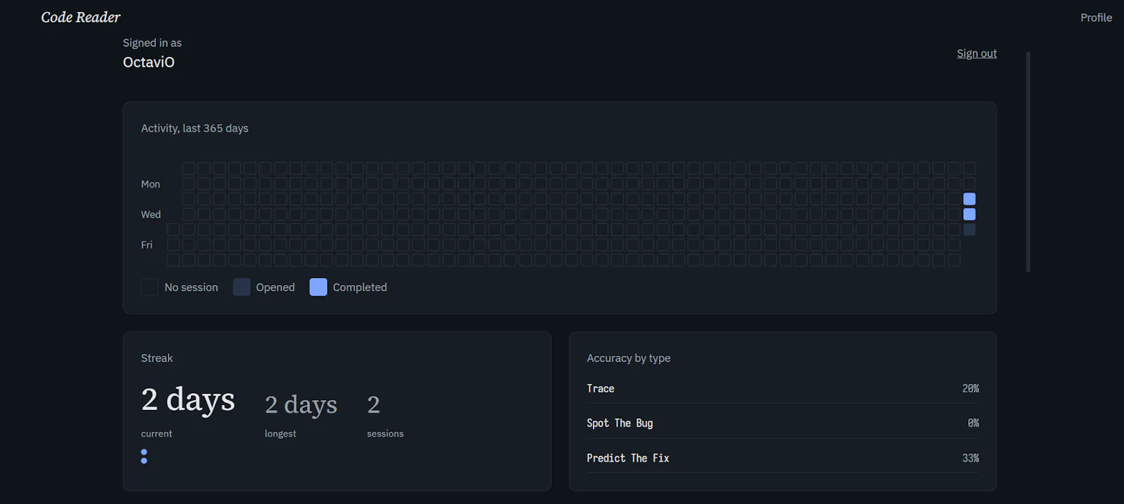 Code Reader screenshot 2