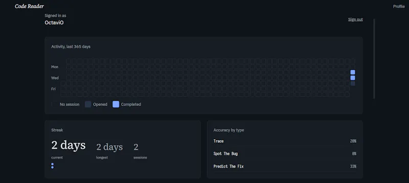 Code Reader screenshot 2