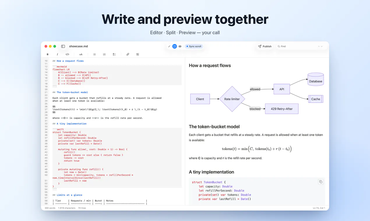 QuickMark screenshot