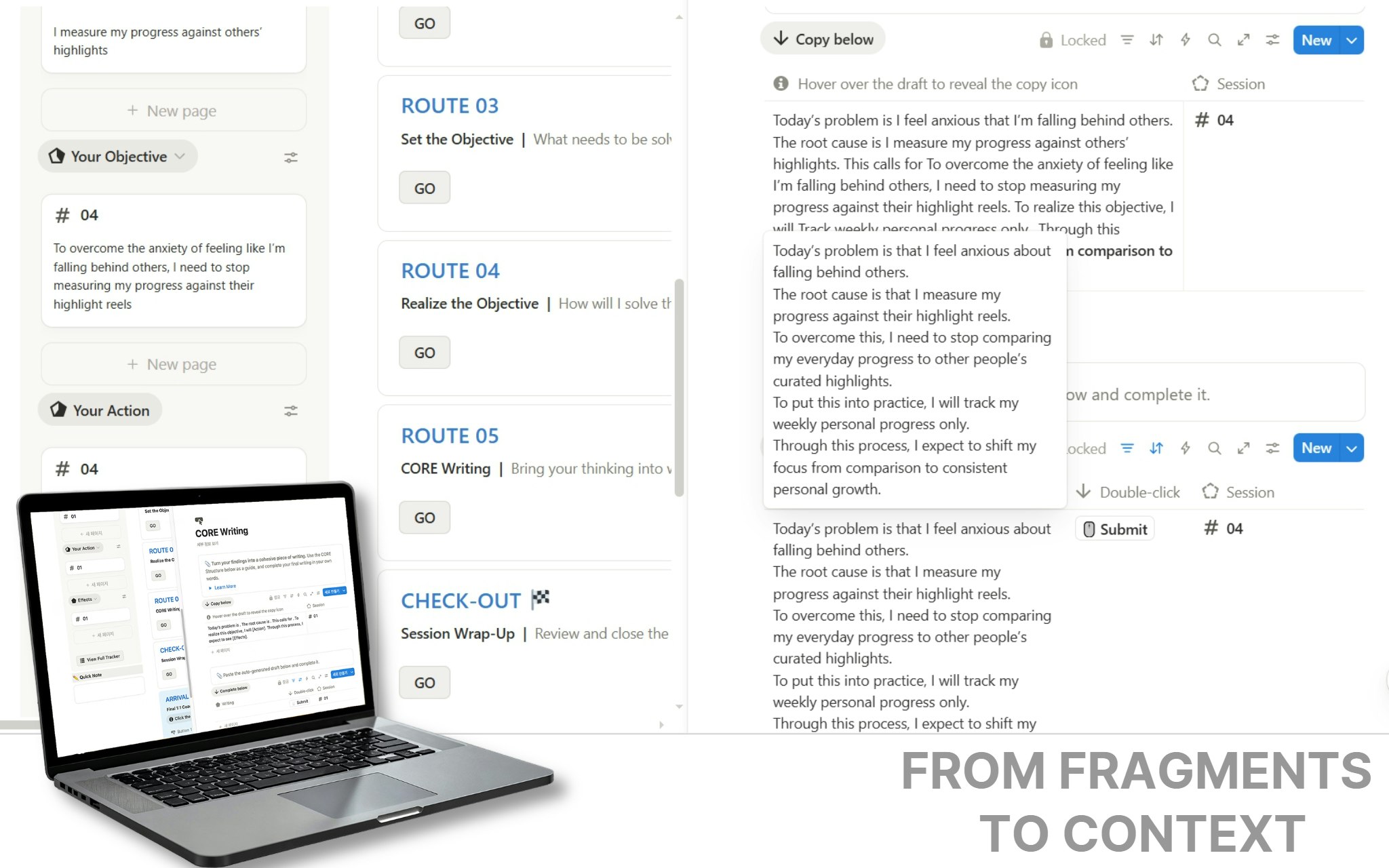 Think & Write 30 - Screenshot 5 showing product features and functionality