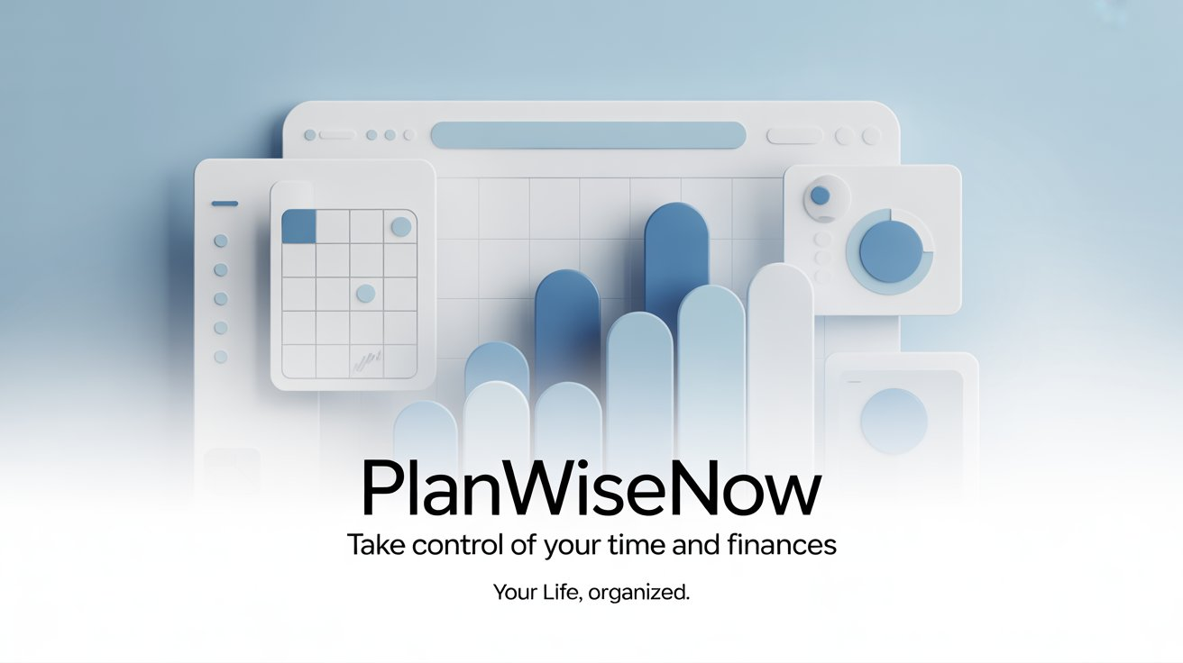 PlanWiseNow - Main product screenshot demonstrating key features and user interface