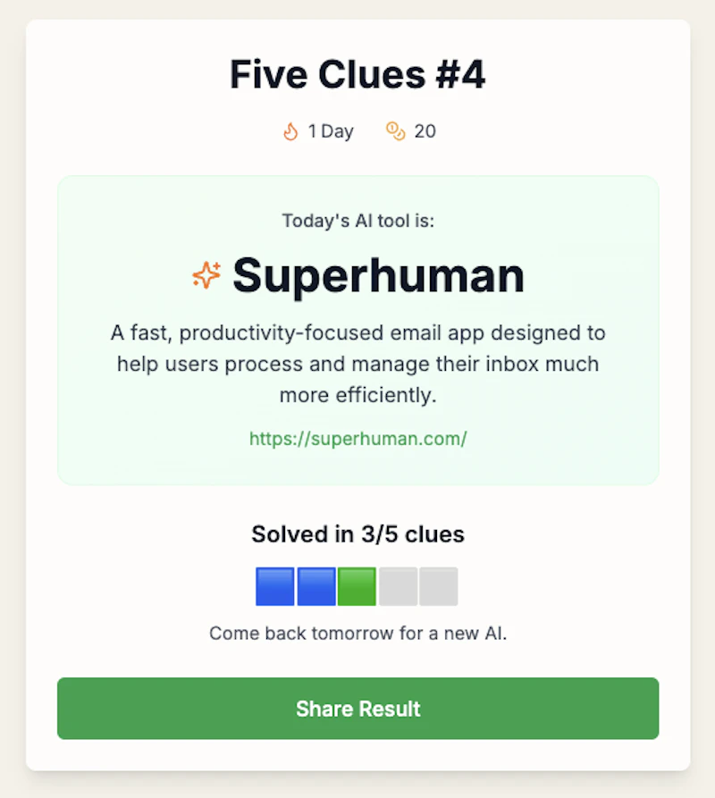 Five Clues screenshot 3