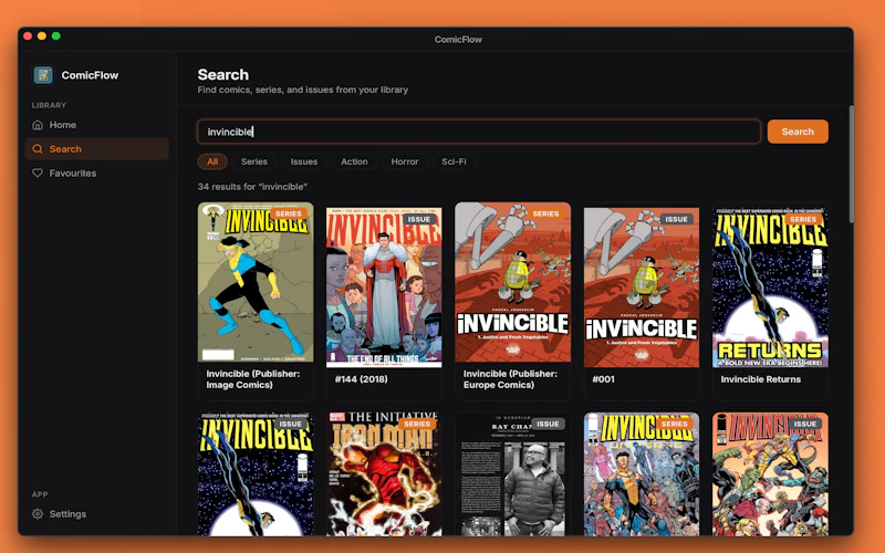 ComicFlow screenshot 2