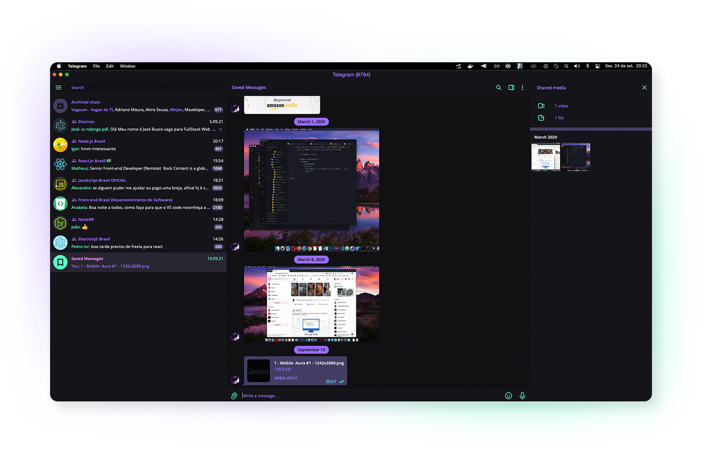 Aura Theme gallery image